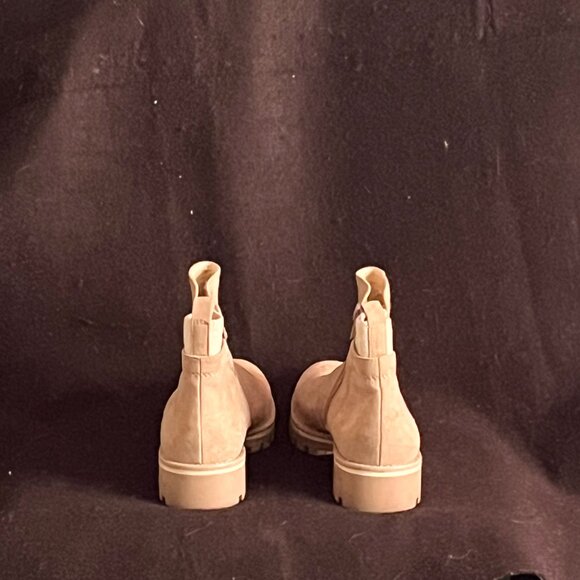 Sole Society Tan Suede Ankle Boots w/Zipper - Picture 5 of 11